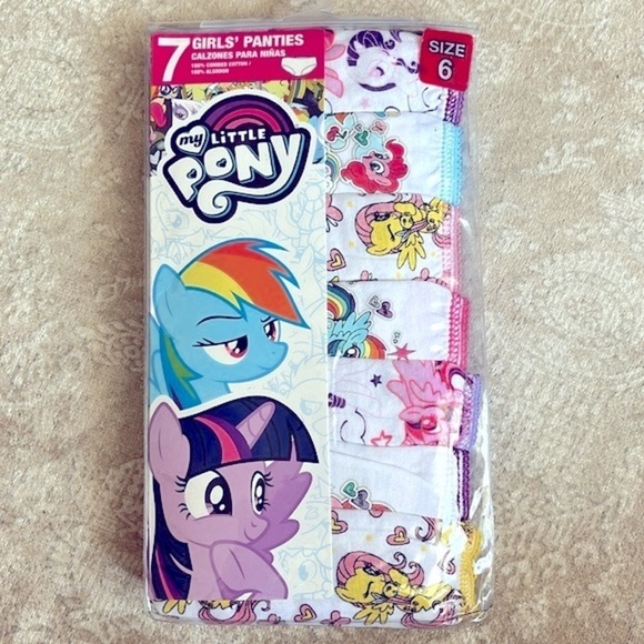 Brand New Set of 3 Packs Girls Underwear Disney Princess My Little Pony Frozen - Picture 8 of 11